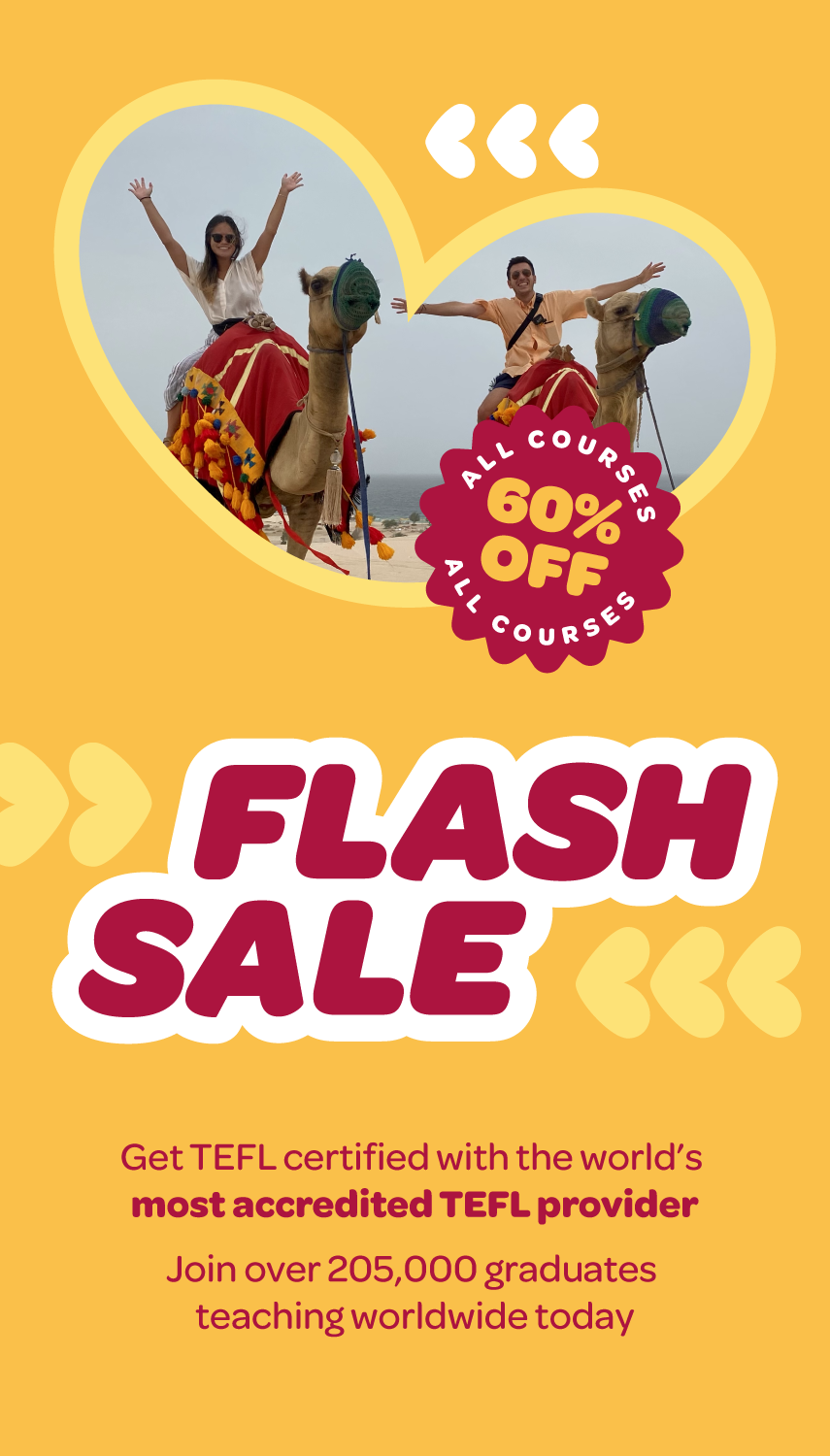 The TEFL Org Flash Sale!